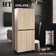 HT ONLINE Rak Kasut Bertutup Tinggi / Almari Kasut /Shoe Cabinet/Shoe Rack/Display Rack/Almari Dapur