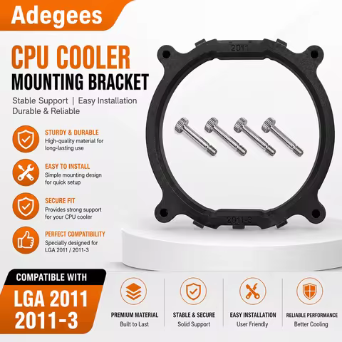 CPU Cooler Fan Bracket LGA 2011 2011-3 Mounting Frame with Screws for Intel X99 X79 Motherboard CPU 