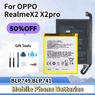 Mobile Phone Batteries BLP749 BLP741 for OPPO RealmeX2 X2pro