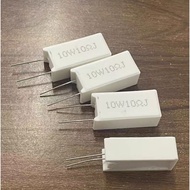 10W 10Ω Vertical Cement Resistor (10W10RJ / 10W10R / 10W10ΩJ); 10W 6.2Ω (10W6R2J); 20W 10Ω (20W10RJ)