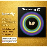 Butterfly Tenergy 80 05930 Table Tennis Rubber High Balance Spin Speed Performance