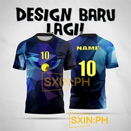 Full sublimation Wings flying pattern print volleyball jersey 3 color options t shirt for man t shir