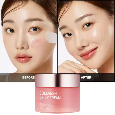 Sakura Mask Facial Essence Shrinks Pores Remove Comedones Collagen Jelly Cream Nourishes Moisturizes