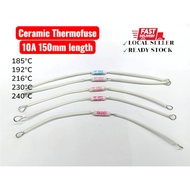 RF Ceramic Thermal Fuse 10A / 15A / 20A 250V  185°c 192°c 216°c 230°c 240°c