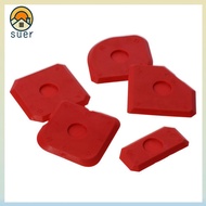 SUERHD Caulking Tool, Silicone Red Silicone Sealant Tool, Durable Sealing Agent Tool Floor