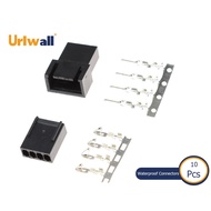 Urlwall 10Sets 2510 2540 2.54 mm KF2510 KF2540 Male Female Housing Connector Automotive special  acc
