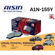 Advics Aisin Disc Brake Pad Front for Perodua Alza 2014 Toyota Vios NCP93 J & E Spec (Rear Drum)