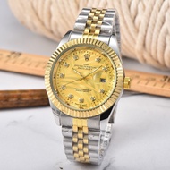 Rolex diamond quartz watch for men and women