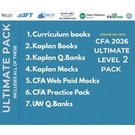 2026/2025 CFA Level 2 Ultra Bundle- Schweser, Practice Pack, IFT, UWorld Wiley, Official Textbooks, 