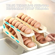 2-Tier Egg Rack/Egg Storage Box/2-Tier Automatic Minimalist Space-Saving Egg Storage Box