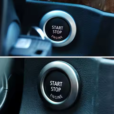 For BMW E87 E90 E91 E60 E70 E83 E70 Car Engine Start Stop Button Replace Cover Accessories for BMW X