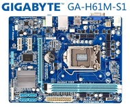 Gigabyte/GA-H61M-S1 ASUS/DS2 B75M-D3V เมนบอร์ดเดิม LGA 1155 DDR3 32GB รองรับ I5 I3 I7เมนบอร์ดตั้งโต๊ะ H61