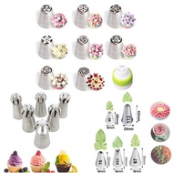 Russian piping nozzle set Torch nozzle Cream squeezing nozzle Leaf nozzle Cross border supply Baking