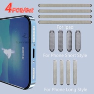 4PCS/Set Metal Dust Net Phone Speaker Anti dust Stickers Ipad Speaker Protective Film For IPhone 13 Samsung S22 Huawei Xiaomi