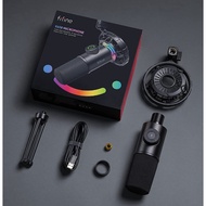 Fifine K658 USB RGB Dynamic Cardioid Microphone with Live Monitoring &amp; Mute Button for Streaming/Gaming/Singing