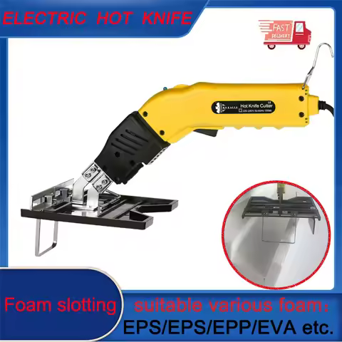 Foam Cutter Knife 110V-240V Electric Foam Polystyrene Cutting Machine Portable Styrofoam Cutter DIY 