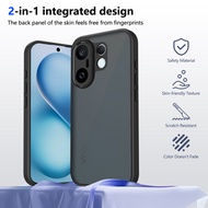 Casing For Vivo X200 Fe VivoX200 Fe VivoX200Fe X200Fe 5G Acrylic Matte black Phone Case Shockproof P