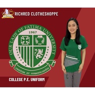 ♞,♘,♙OLFU PE UNIFORM /OUR LADY OF FATIMA UNIVERSITY COLLEGE