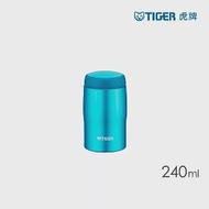 TIGER虎牌 304不鏽鋼保溫杯_日本製超輕量高效環保杯240ml(MJA-B024) 亮藍色
