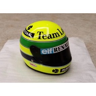 MINI HELMET AYRTON SENNA LIMITED EDITION 冼拿 赛纳 头盔 1/2 现货 实物如下图所示 1985年