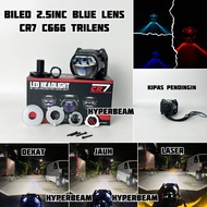 CR7 C664 C665 C666 - Biled 2.5 inc Blue Lens