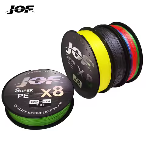 JOF Brand X8 II Series Fishing Lines 8 Strands 500m 300m 150m Strong Braided Line Smooth Multifilame