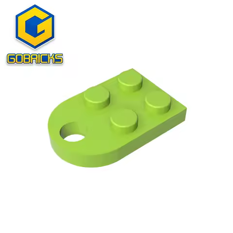 Building Blocks Gobricks GDS-846 Plate, Modified 2 x 3 with Holecompatible with lego 3176 children's