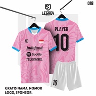 Custom Futsal Football Jersey Name Number Logo Sponsor Printing 018