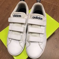 Adidas neo VALCLEAN2 白色魔鬼氈休閒鞋