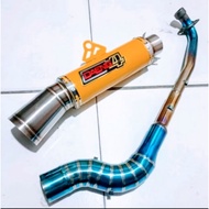 Daeng4 Pipe 51mm canister conical open specs exhaust pipe for Wave 125 Xrm 110/125 Wave 100/110/115 