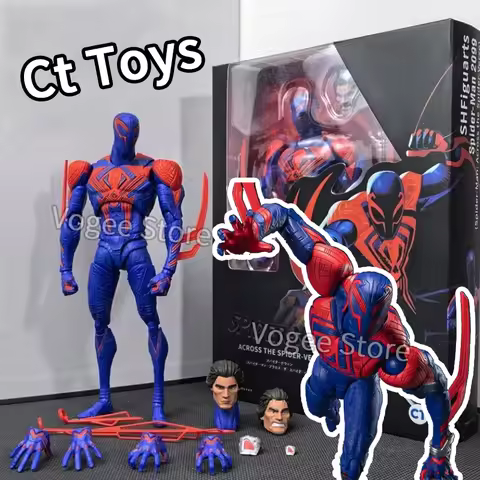 Ct Spider-Man 2099 Shf S.H.Figuarts Spiderman Across The Spider-Verse Part One anime Action Figures 