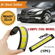 Lampu Fog Light DRL Mobil LED COB 190 x 35mm 6W (1PC) Lampu Mobil Lampu Fog Mobil Waterproof Lampu F