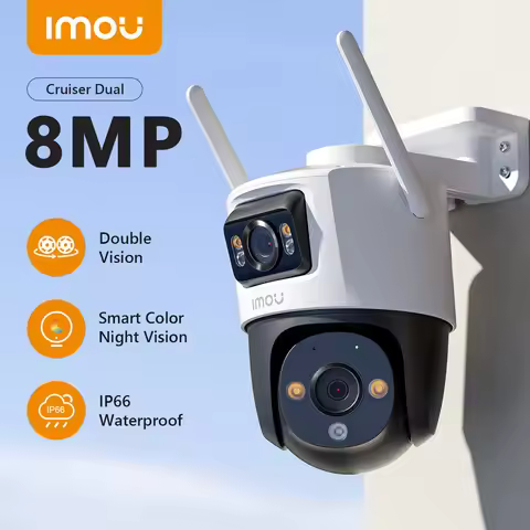 IMOU Cruiser Dual 8MP Dual Lens WiFi Camera Wifi 6 Zoom AI Human Vehicle Detection Smart Color Surve