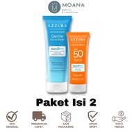 [Contents 2] Azzura Treatment Package | Facial Gentle Wash 100ml + Sunscreen 30g | Facial Treatment 