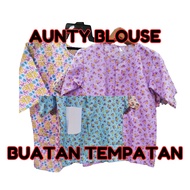 AUNTY BLOUSE/ MOTHER'S BLOUSE (1 pocket) Random Colour