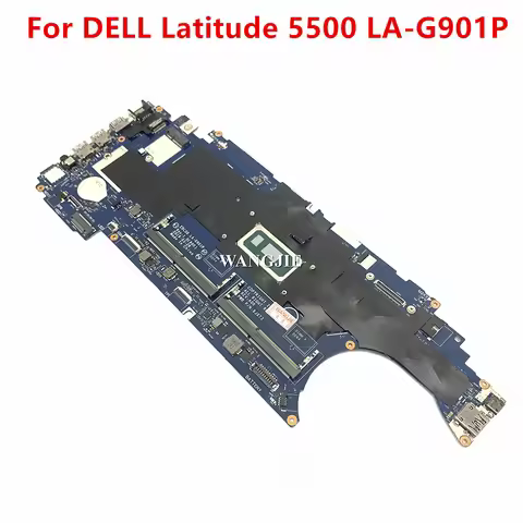 0J16NW 0F9GJ4 For DELL Latitude 5500 Motherboard 0F25W9 CN-0TW56W EDC50 LA-G901P + I5-8365U CPU In-B