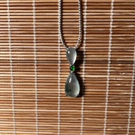 冰滴 | 冰種飄綠花翡翠 18K金