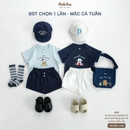COLLECTION "SELECT 1 TIME - WEAR ALL WEEKS" raplangshort sleeve shirt, khaki pants for Hokiha baby i