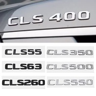 3D ABS Letters Car Tail Sticker Rear Trunk Refitting Badge Emblem for Mercedes Benz CLS55 CLS63 CLS2
