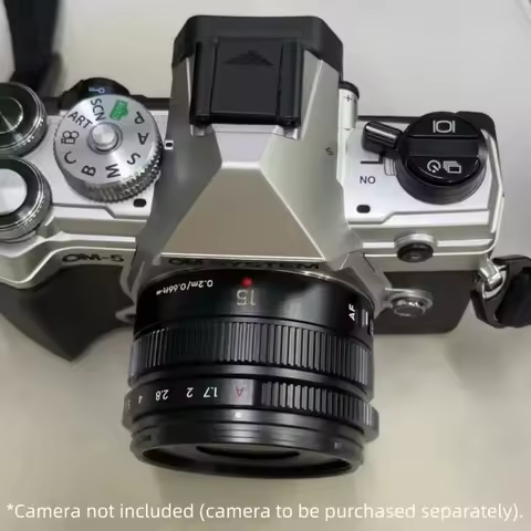 Original For DJI 15mm F1.7 M4/3 Mount Lens For Panasonic GF6 GF7 GF8 GF9 GF10 GX85 G85 For Olympus E