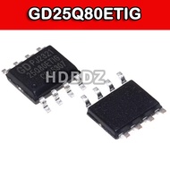 2~5PCS GD25Q80ETIG SOP-8 8M-bit Serial Flashing Chip IC SMD