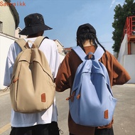 AXIOM Travel Backpack, Canvas Waterproof College Backpack, Versatile Solid Color Large Capacity Shou