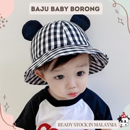 [ Baju Baby Borong ] 46-52cm / 6m-3y bear design baby hat H3368