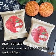 Pmc 125-67 Plastic Mooncake 100gr - 125gr Snowskin Mochi Pia Moon Cake