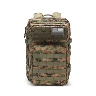 45L Army Military Outdoor School Camping Travel Attack Tactical Backpack Bag Trekking Hiking sport