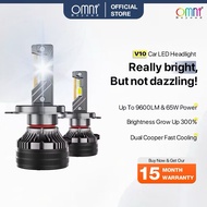 [65W]100% ORIGINAL OMNI BEYOND] V10 Series LED Car Headlight 6500K - H1 H4 H7 H8/H9/H11 9005 HB3 900