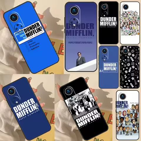 The Office Dunder Mifflin Case For Huawei P30 Lite P40 P50 P20 Pro Nova 5T P Smart 2021 2019 Cover C