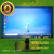 Monitor PC LG 16 inch wide 16m35a