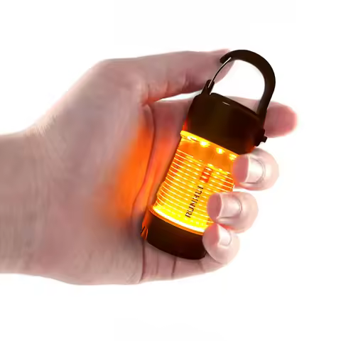 ML4 Outdoor Camping Lantern LED Camping USB Rechargeable Light, Free Tripod, Magnetic Base, 2 Lampsh