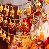 Creative Chun Word Night Lamp Happy New Year Lights String Spring Festival Home Decor